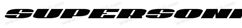 SuperSoniq Italic字体转换